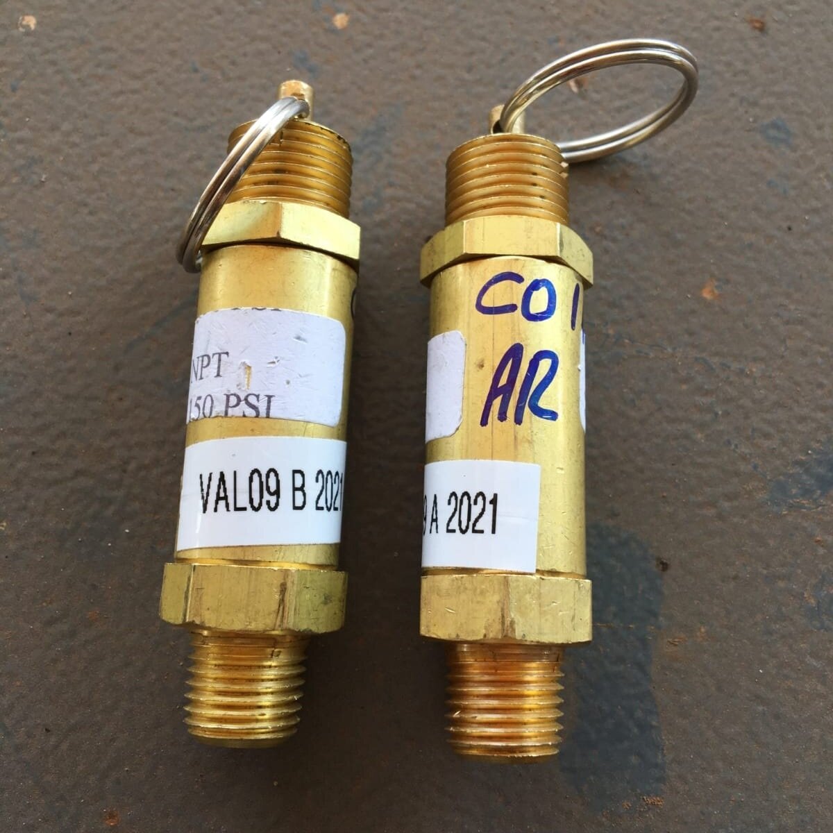 Calibração de válvula de segurança em compressor NR-13.
