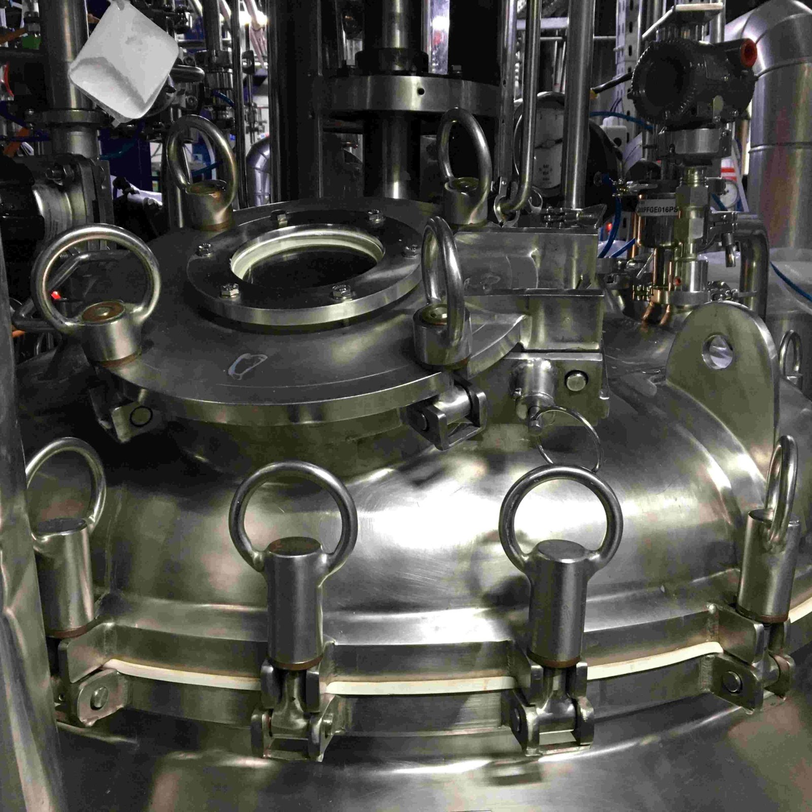 Inspeção NR-13 em vaso de pressão inox.