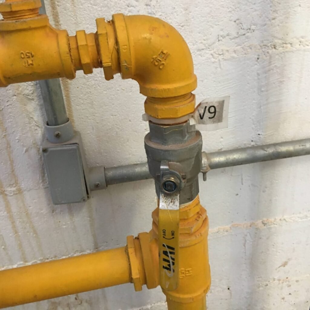 inspeção de tubulação industrial